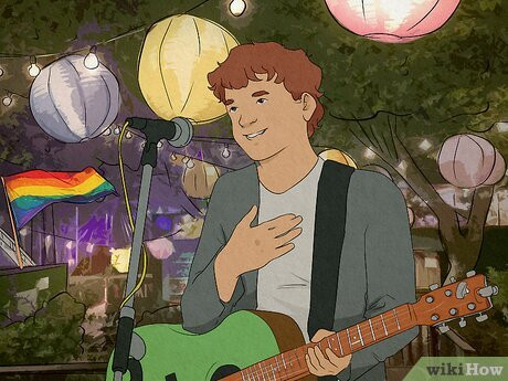 Step 4 Attend special gay events at local businesses.