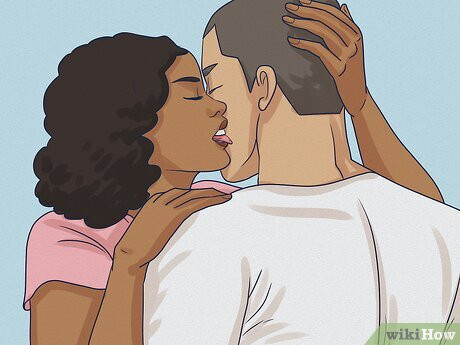 Step 6 Use your tongue to fire him up.