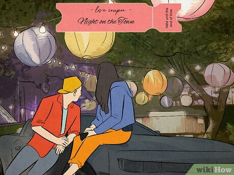 Stick with a sweet and simple love coupon to express your love.