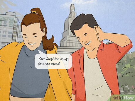 Stress how much you adore your boyfriend with a cute compliment.