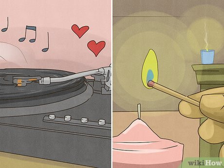 Since Libras are all about atmosphere, create a romantic vibe.