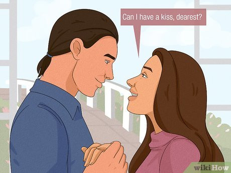 Call him “dearest” as a cute call-back.