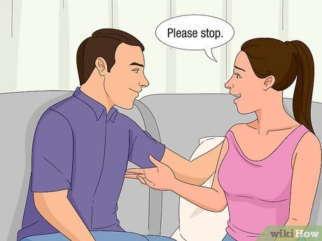 Tell your partner what you’re okay with and what makes you uncomfortable.