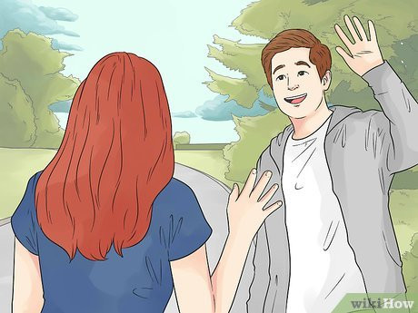 Step 1 Start by saying hello regularly.