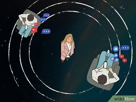 Orbiting is when someone you used to date keeps tabs on you on social media but doesn’t directly reach out.