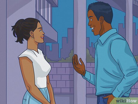 Step 3 Approach her when the time is right.